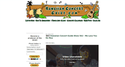 Desktop Screenshot of hawaiianconcertguide.com
